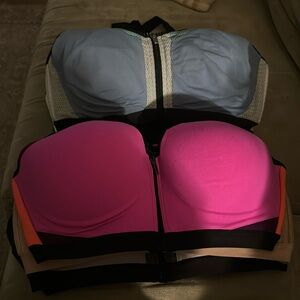 Victorias Secret Sports Bras, 7 total, $40 for all. Size: 40D on all.